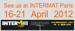 Echidna stand number F 129 in hall 5a at Intermat 2012 in Paris